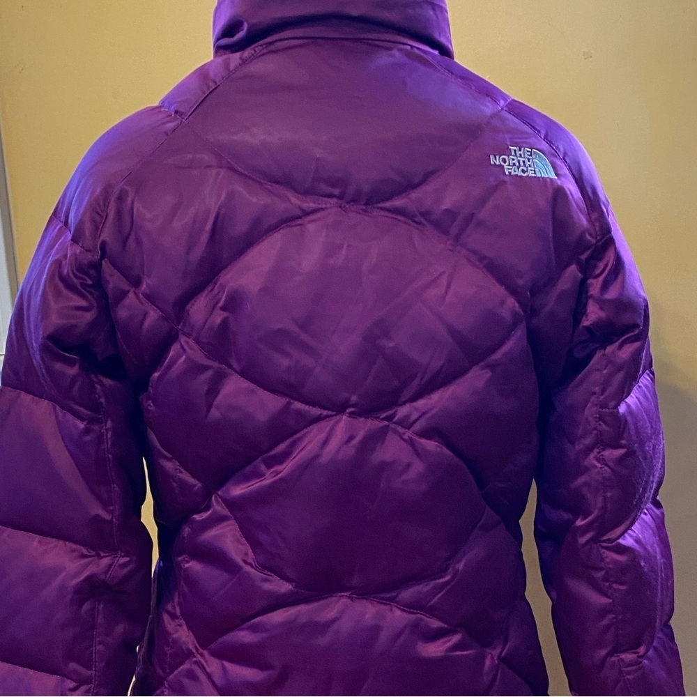 The North Face 550 Purple Puffer Jacket Small Y2K - Picture 5 of 14